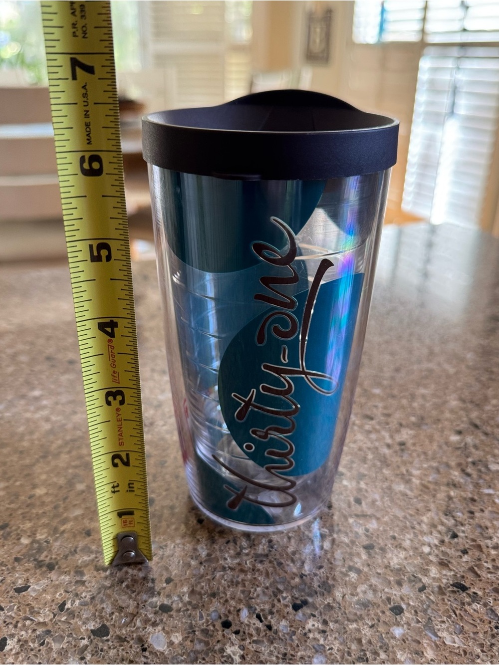 Thirty-One Tervis Travel Tumbler with Black Lid